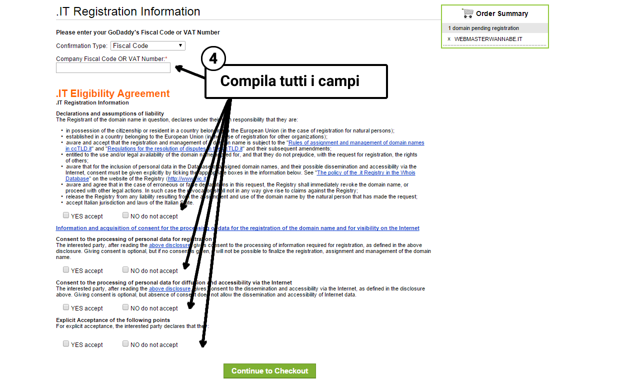 Registrati e compra