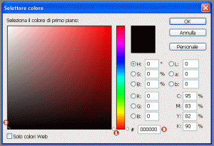 selettore colore default